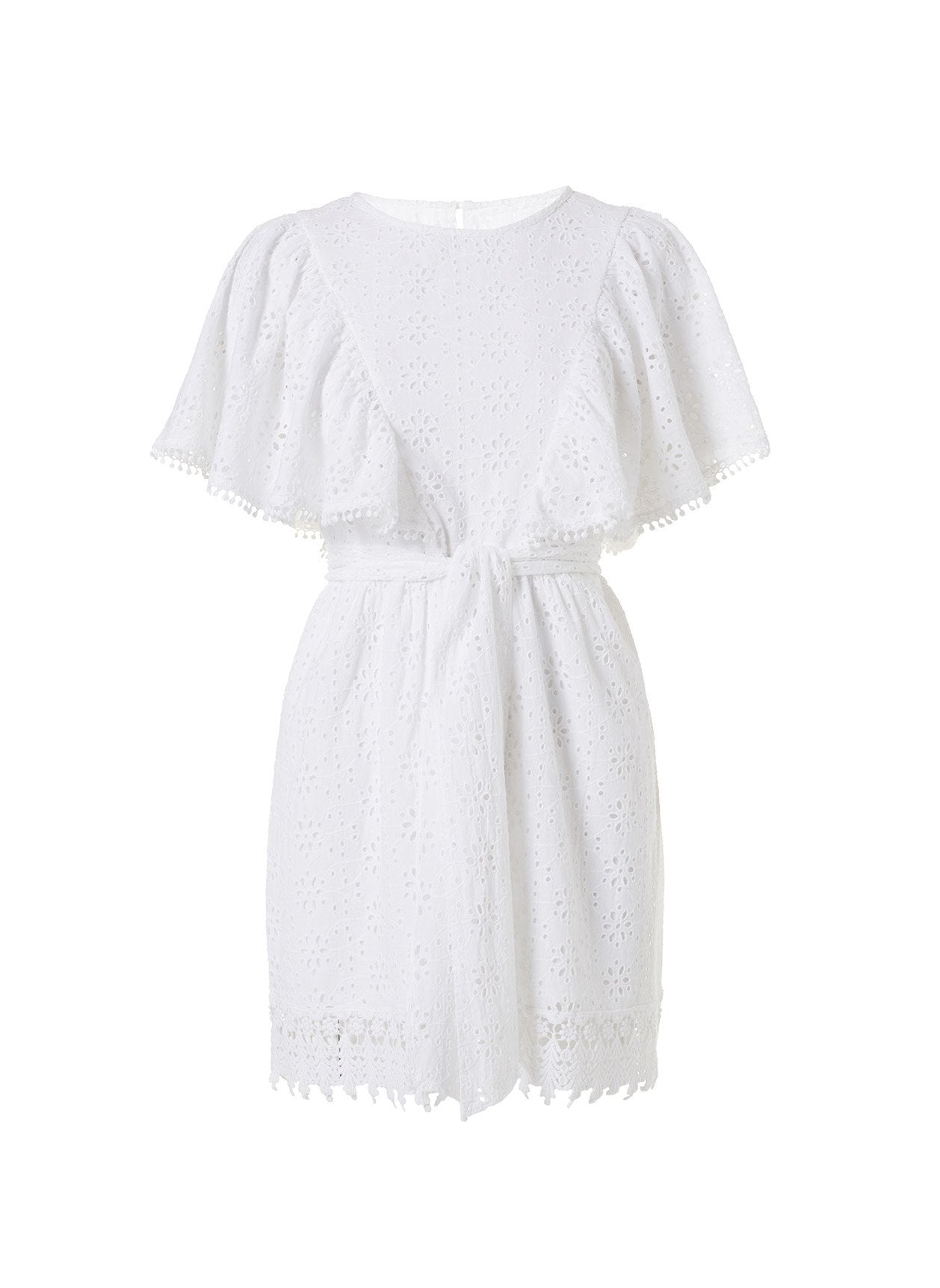 kara white short dress 