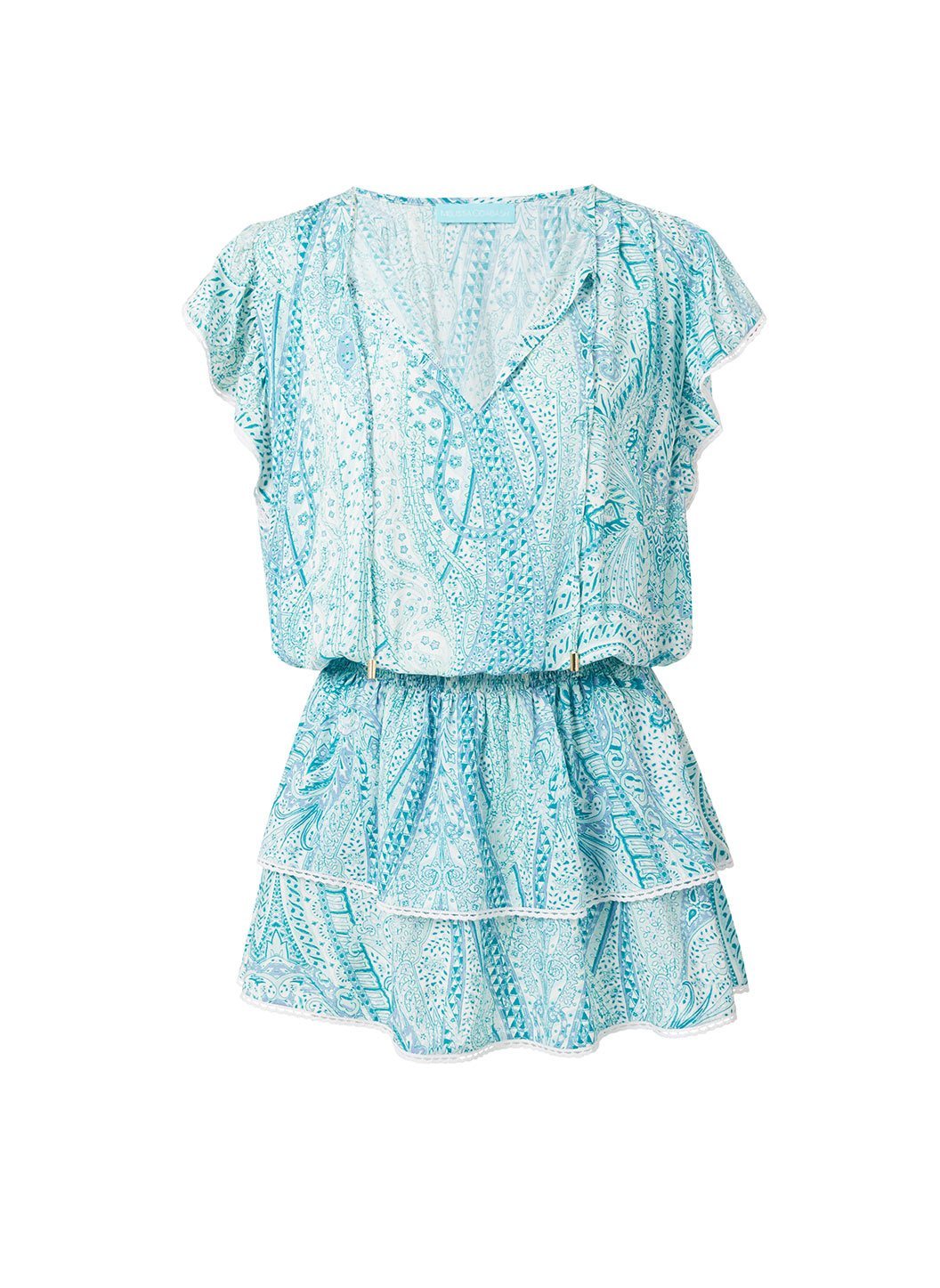 Keri Paisley Short Frill Beach Dress | Official US Site