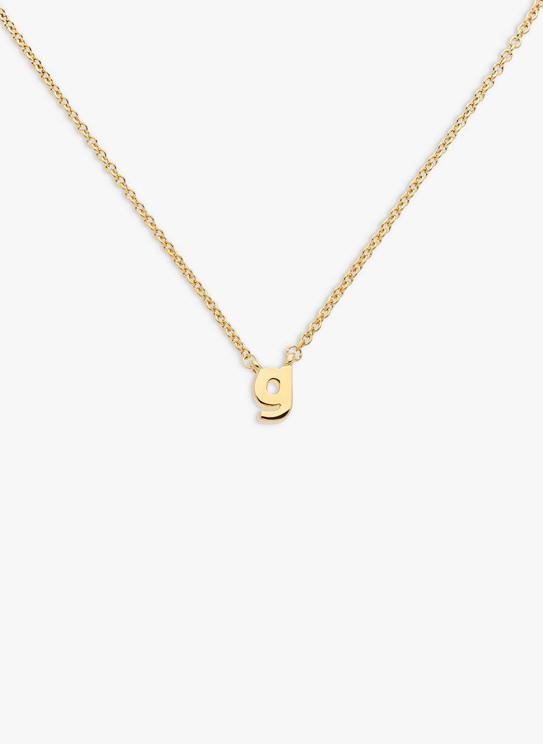 letter _g_ pendant necklace