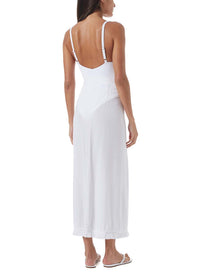 lily white tassel wrap skirt model_B