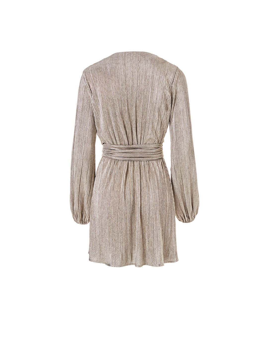 Look 1 Blouson Sleeve Mini Dress Metal | Official US Site