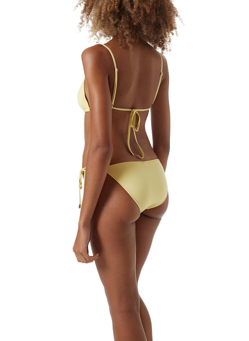 maldives yellow chain trim triangle bikini model_B