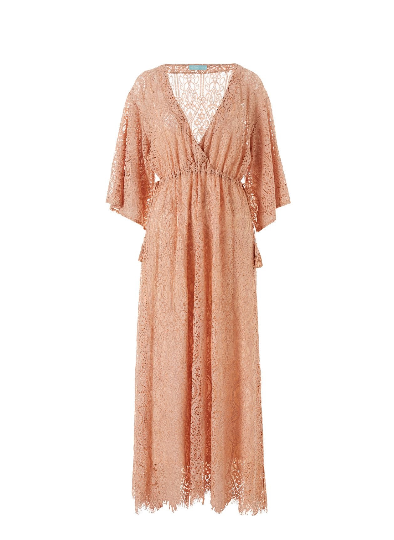 mel tan long kaftan 