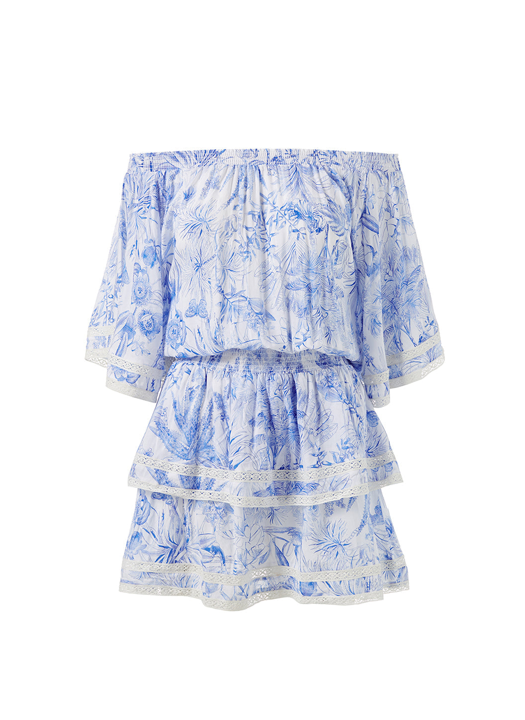 Micha Blue Tropical Dress | Official US Site