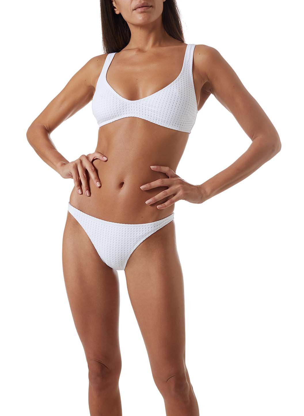 monaco white lattice bralette bikini model_P