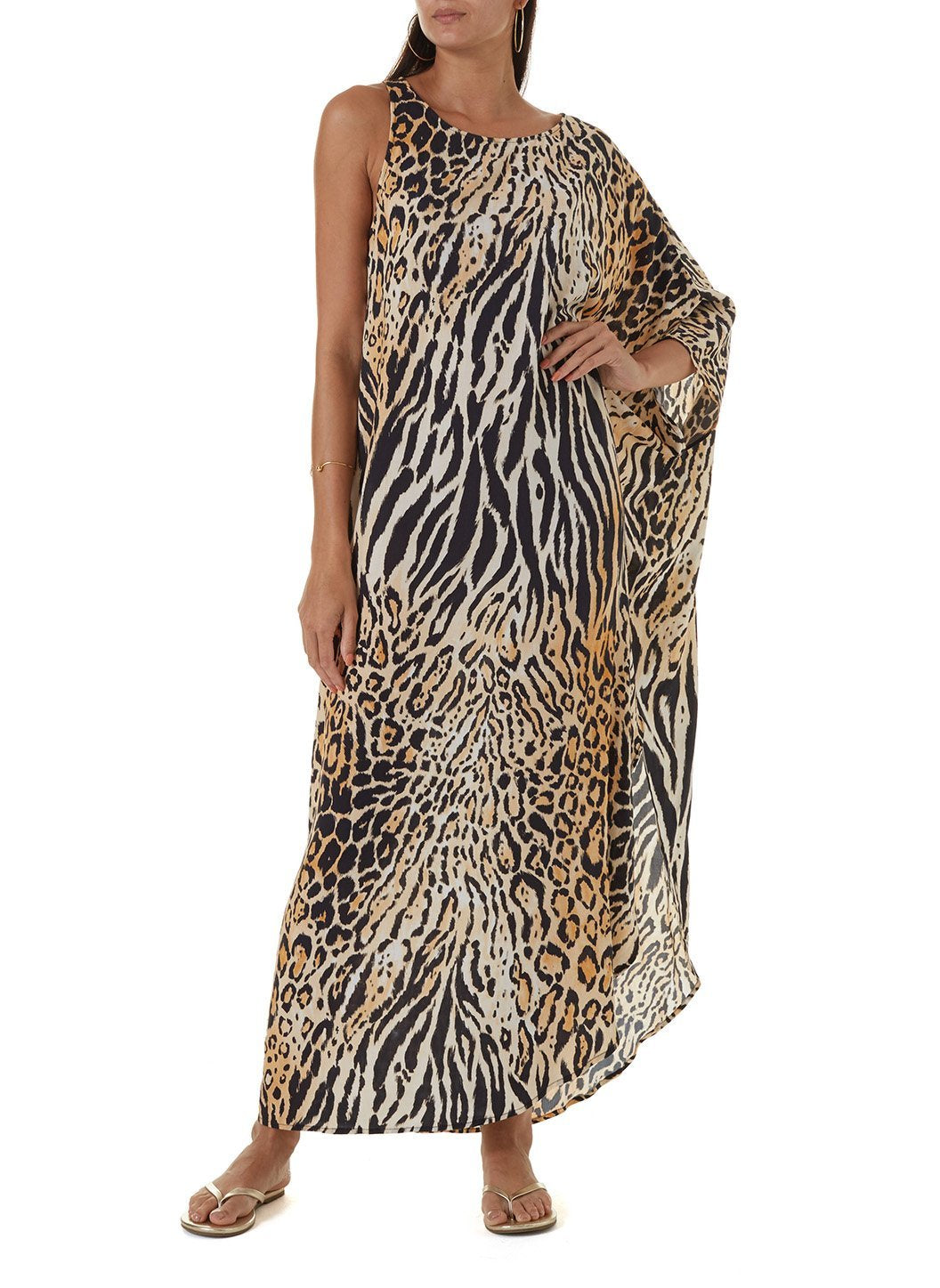 Pamela Cheetah Long Dress