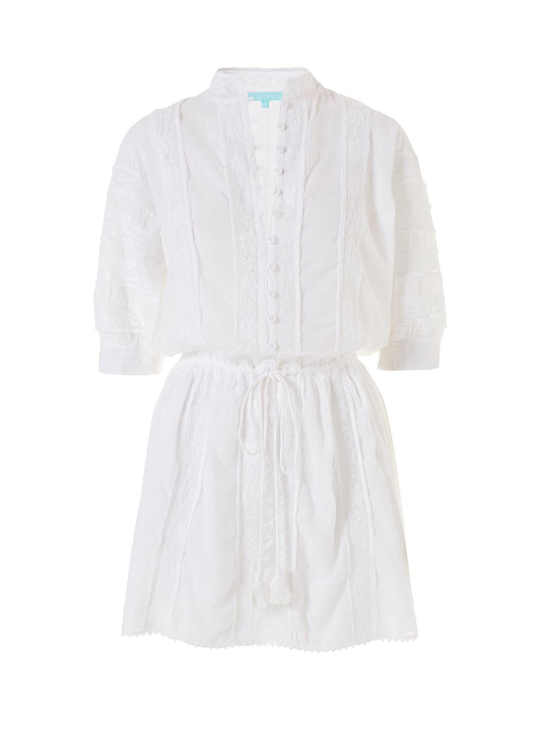 rita white short dress 
