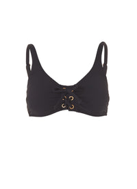 rome-black-pique-bikini-top - Cut-Out