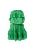 salma green frill bandeau short dress