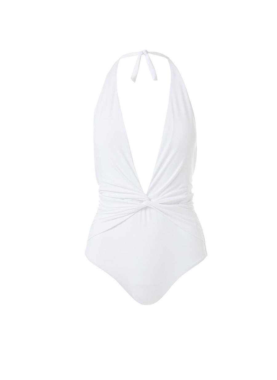 Long-torso ruched plunge one-piece … curated on LTK